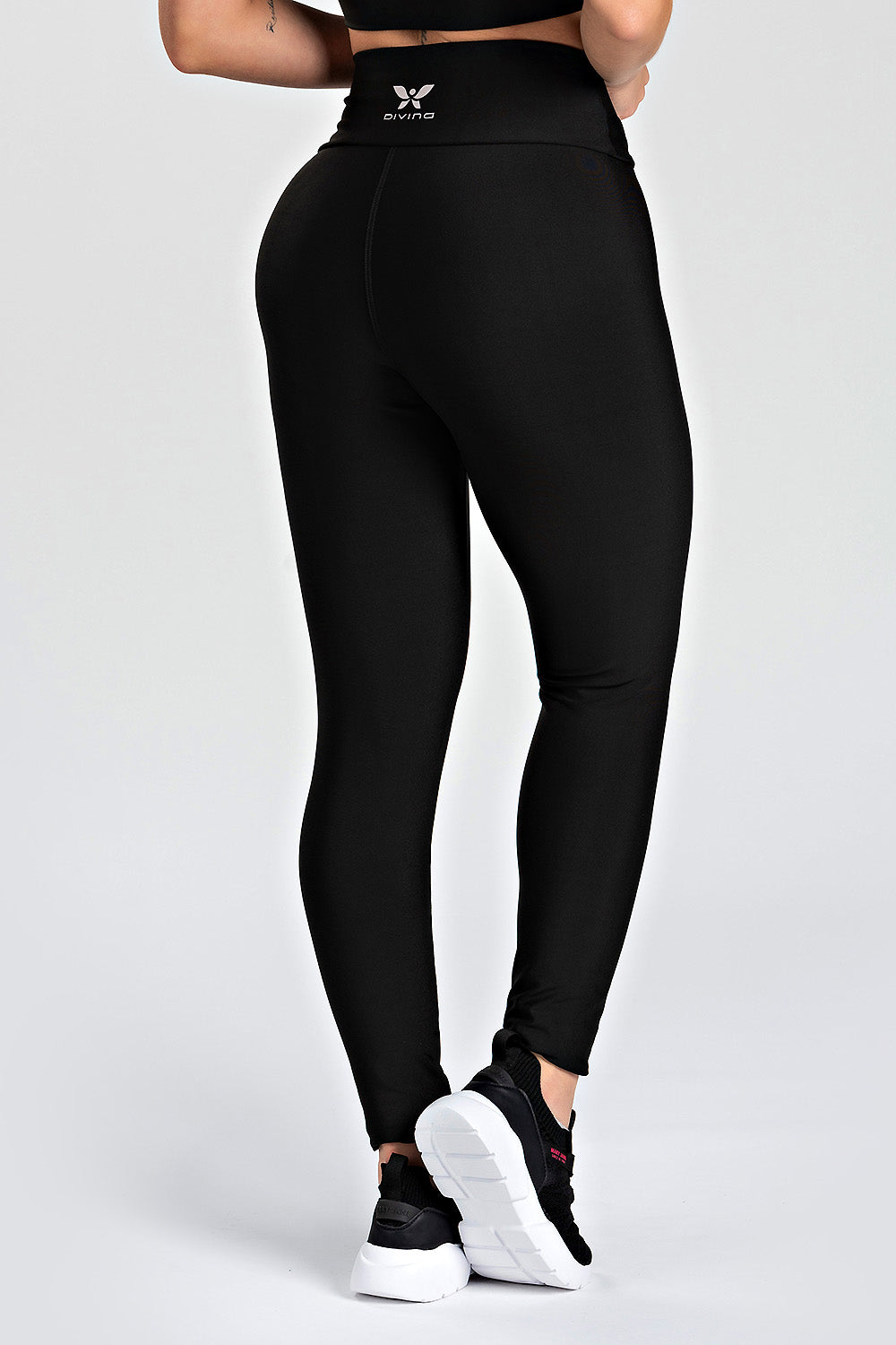 Legging Básica Lisa Preta