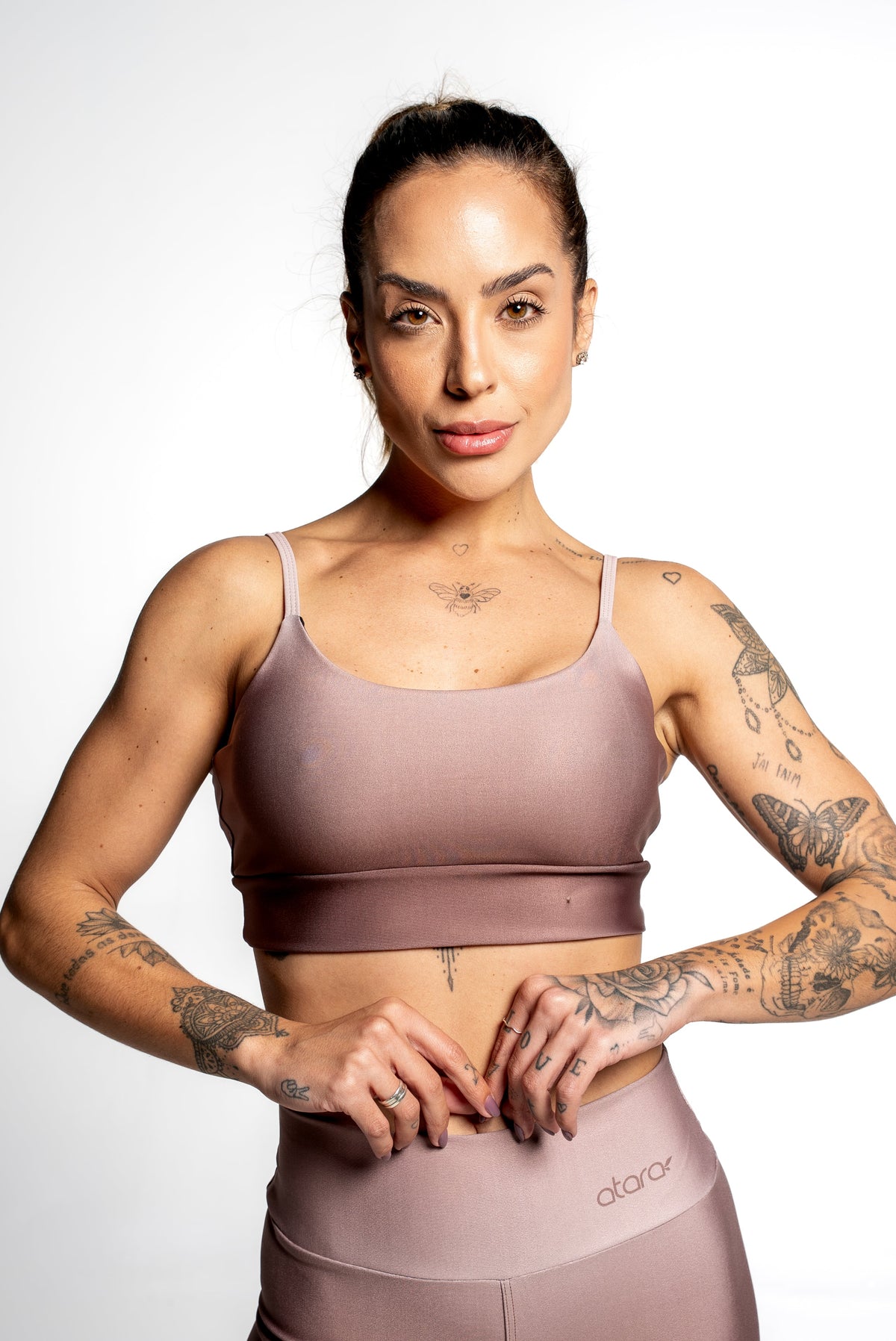 Top Alcinha Gradient Coffee