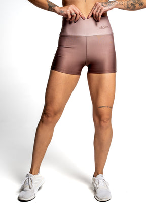 Shorts Curto Gradient Coffee