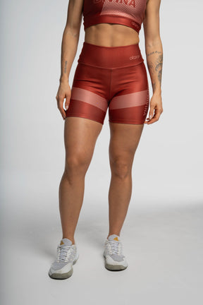 Bermuda Estampa Listra Lateral Marrom