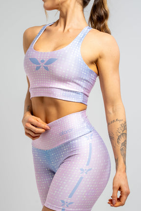 Bermuda Estampa Localizada Poá Brilho