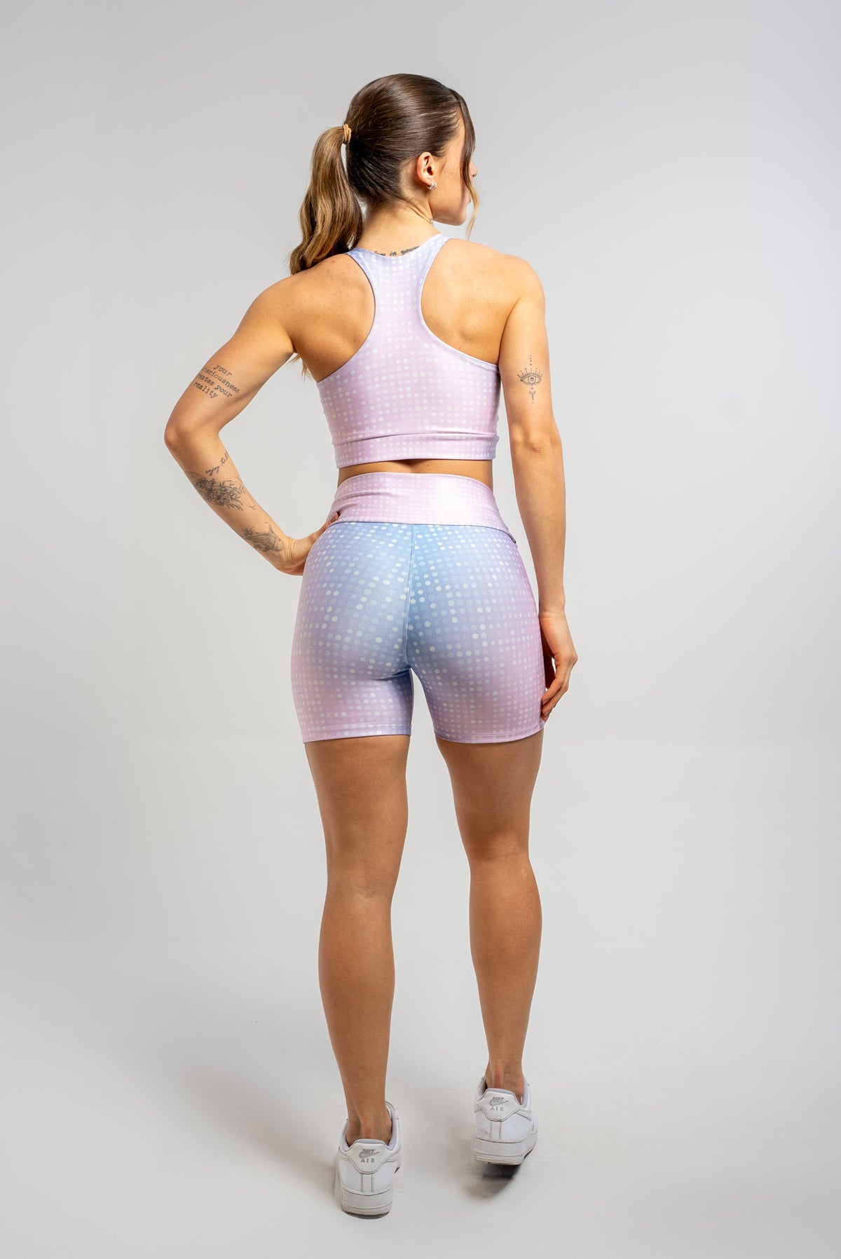 Bermuda Estampa Localizada Poá Brilho