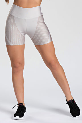 Bermuda Estampa Renda Dourada