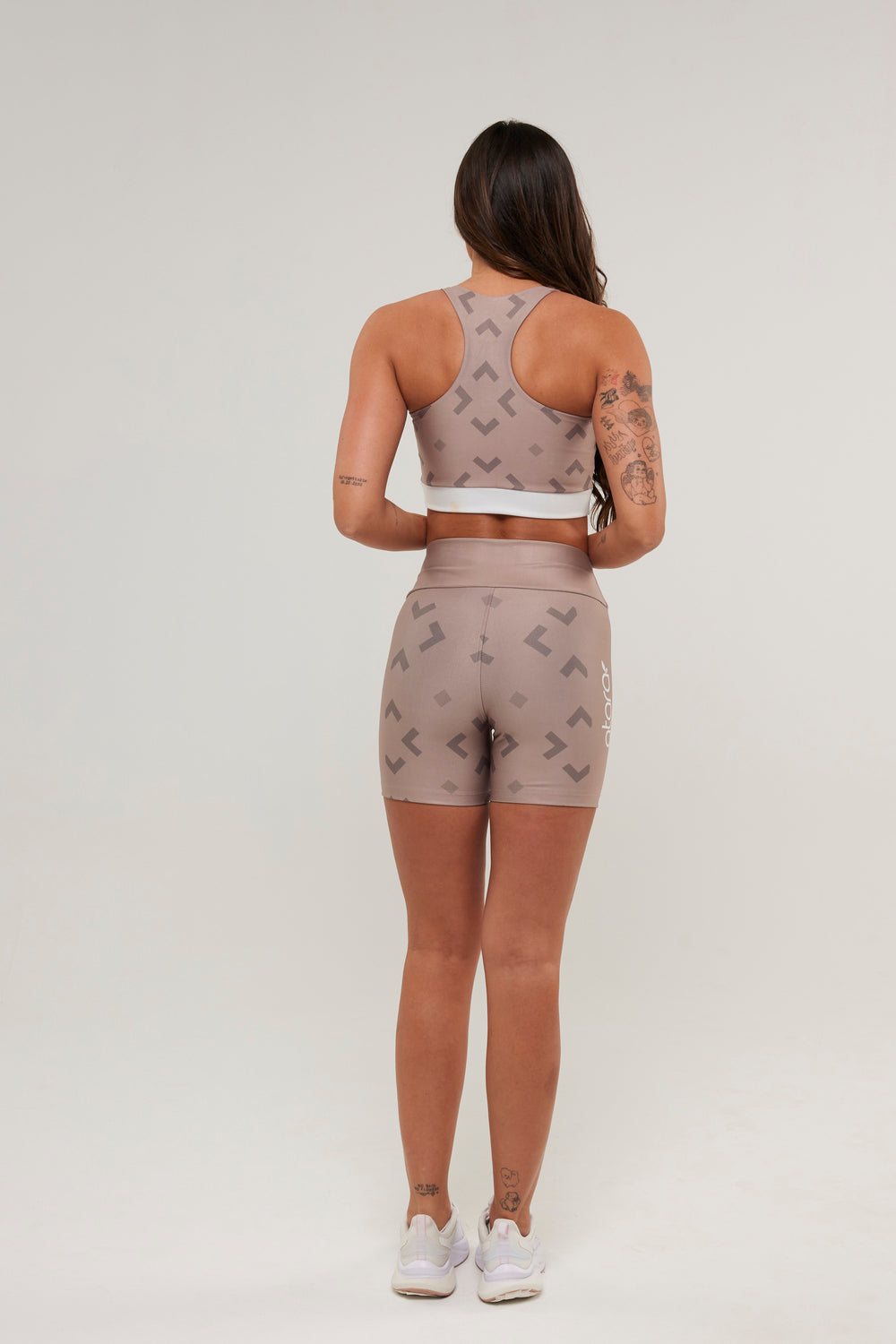 Bermuda Geometrico Caramelo