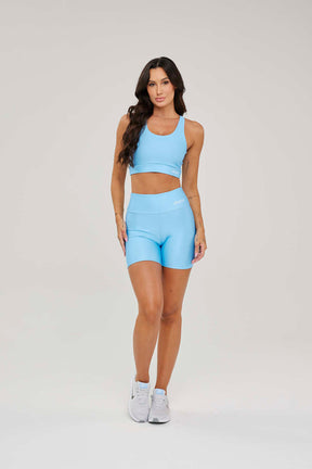 Bermuda Lisa Azul Bebê