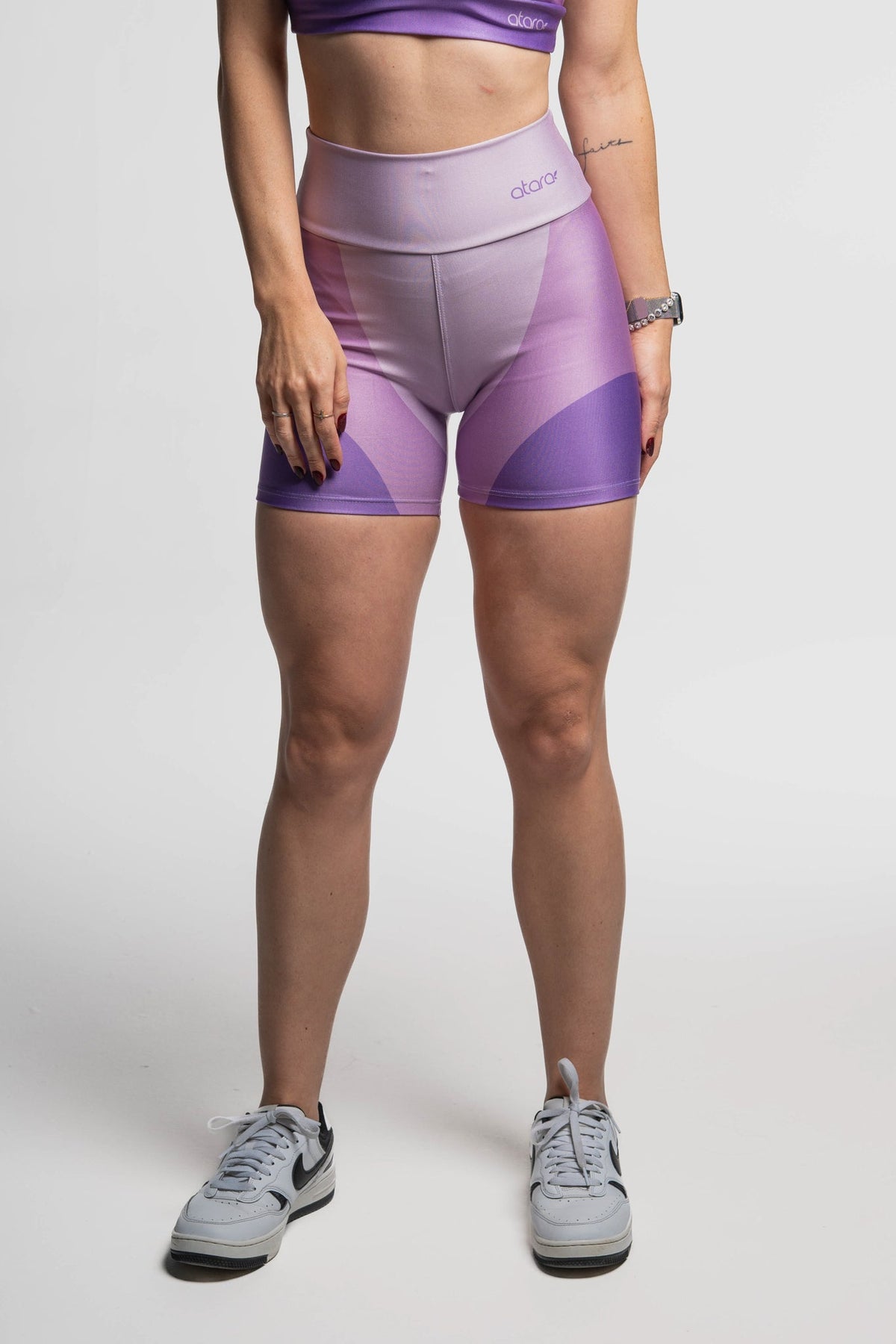 Bermuda Três Cores Roxa