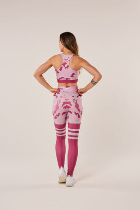 Legging Camuflada Mescla Rosa