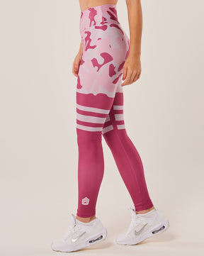 Legging Camuflada Mescla Rosa