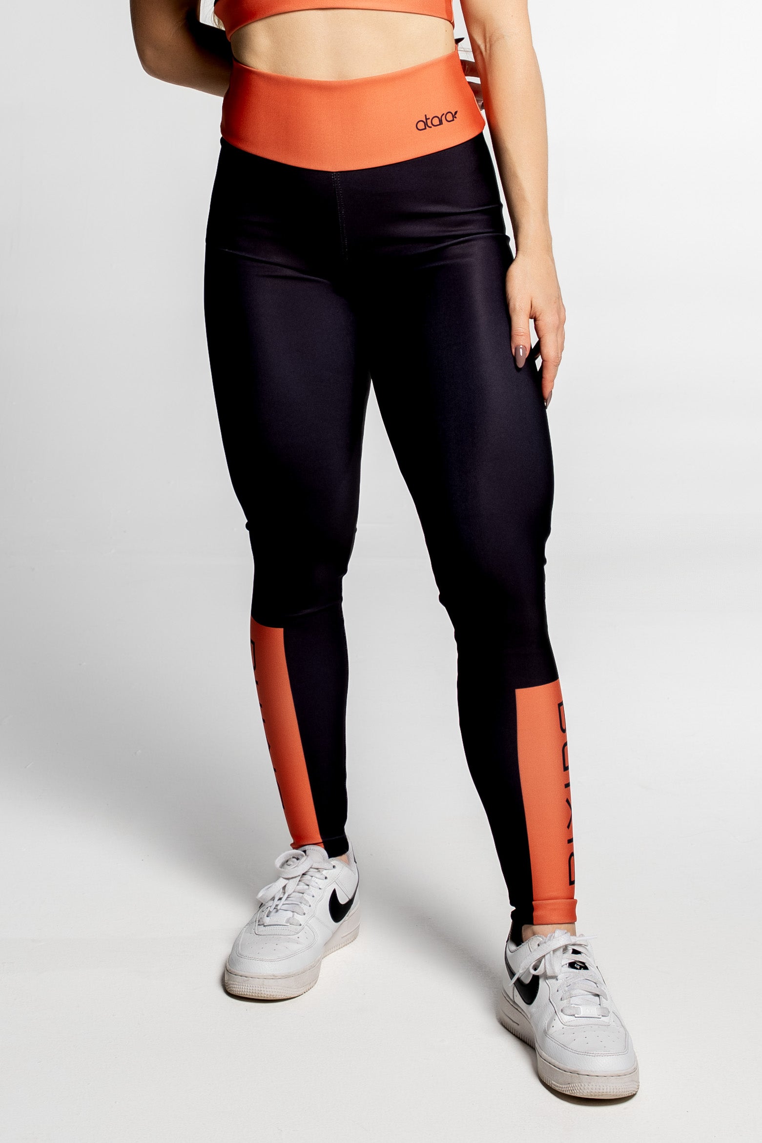 Legging Color Block Orange