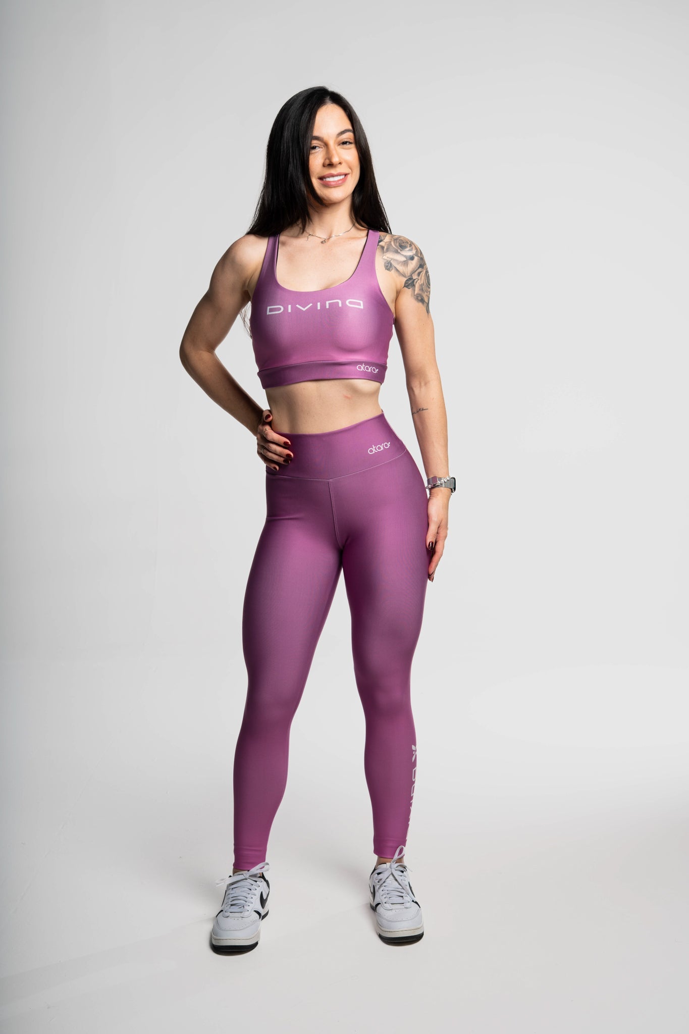 Legging Divina Degradê Rosa