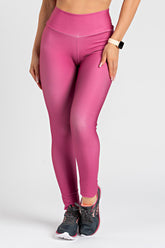 Legging Estampa Lisa Marsala
