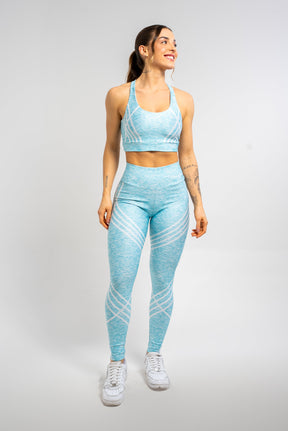 Legging Estampa Localizada Flamê Azul
