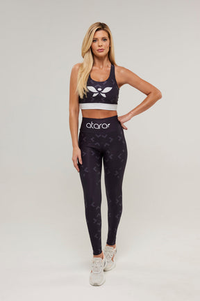 Legging Geometrico Preto