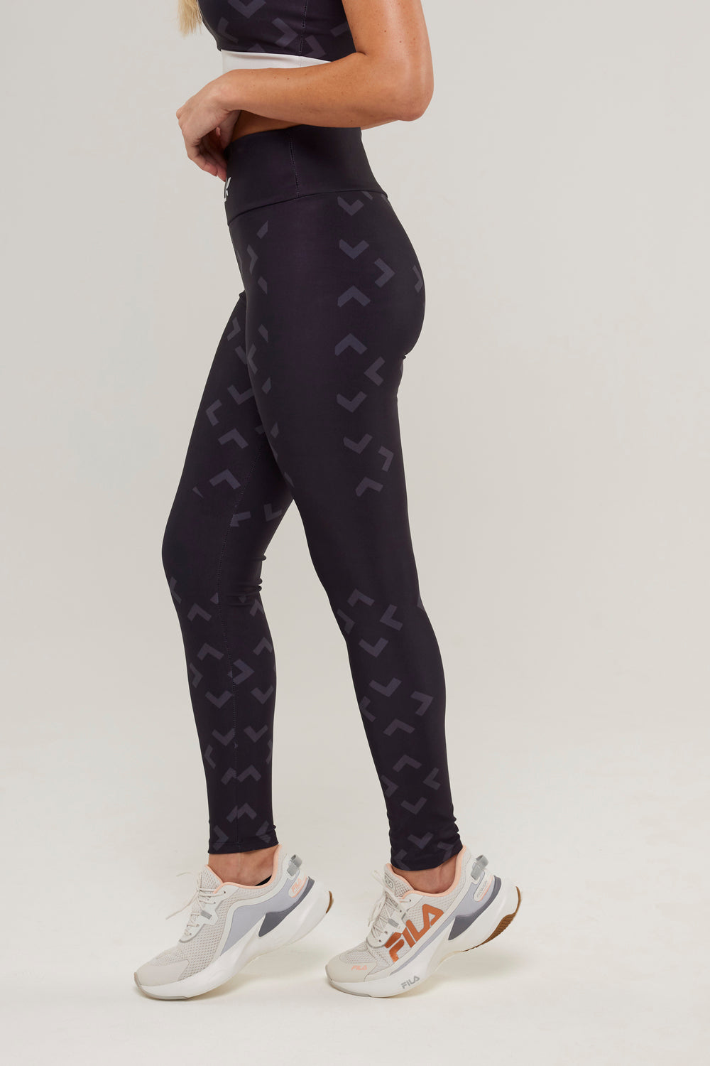 Legging Geometrico Preto