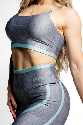 Legging Melange Green