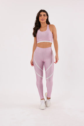 Legging Melange Rosê
