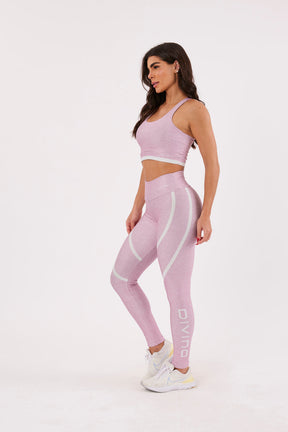 Legging Melange Rosê
