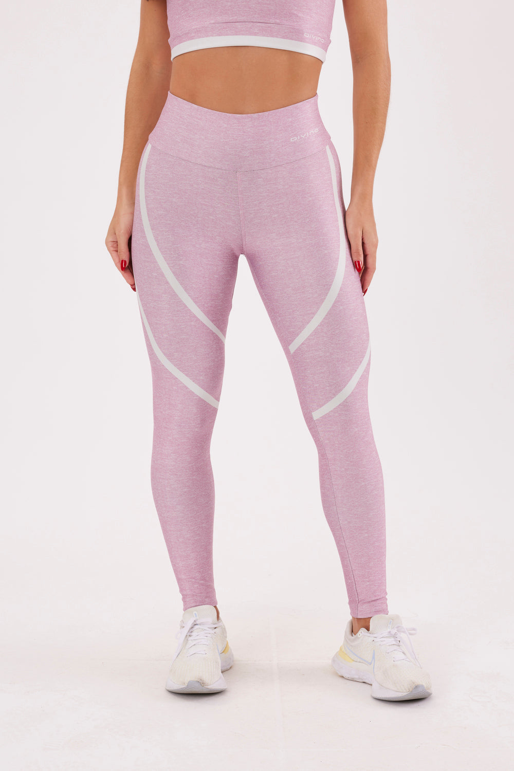 Legging Melange Rosê