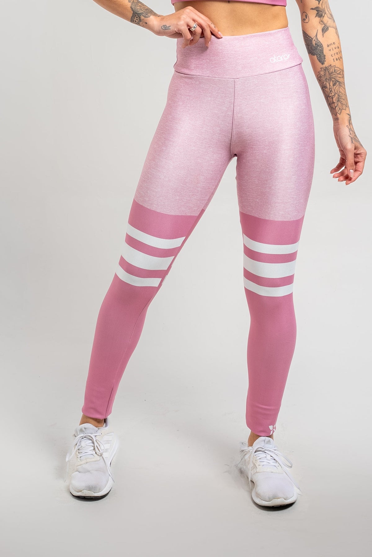 Legging Mesclada Rosa