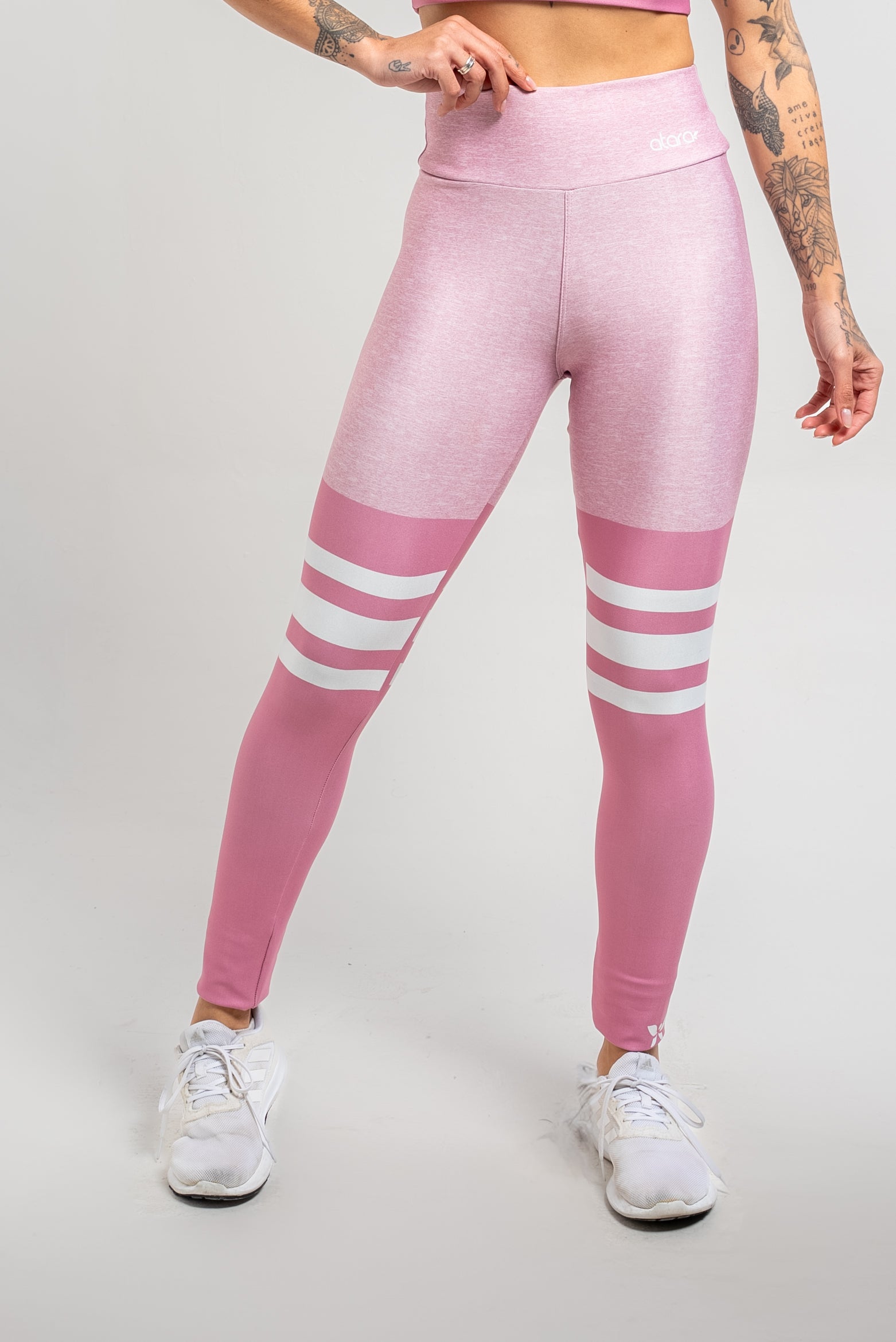 Legging Mesclada Rosa