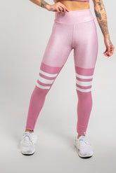 Legging Mesclada Rosa