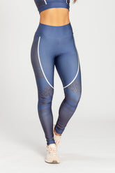 Legging Rajado Cinza