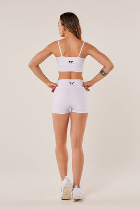 Shorts Branco Liso Básico