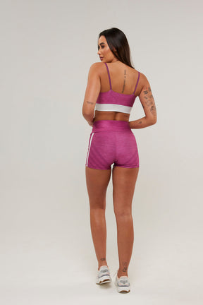 Shorts Curto Pink Fishbone