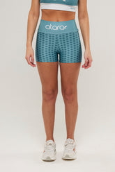 Shorts Curto Poá Verde Escuro