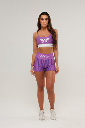 Shorts Curto Poá Violeta