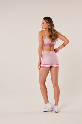 Shorts Mesclado Rosa