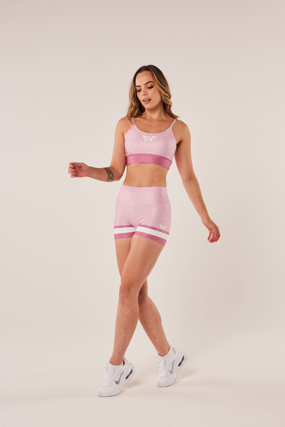 Shorts Mesclado Rosa