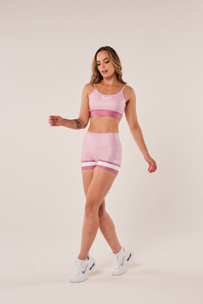 Shorts Mesclado Rosa