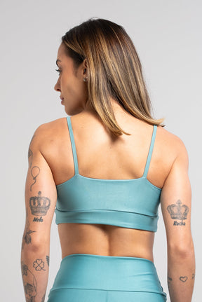 Top Alcinha Divina Degradê Verde