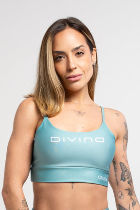 Top Alcinha Divina Degradê Verde