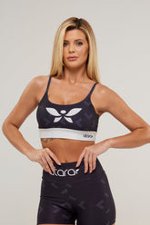 Top Alcinha Geometrico Preto