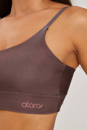 Top Alcinha Lisa Marrom