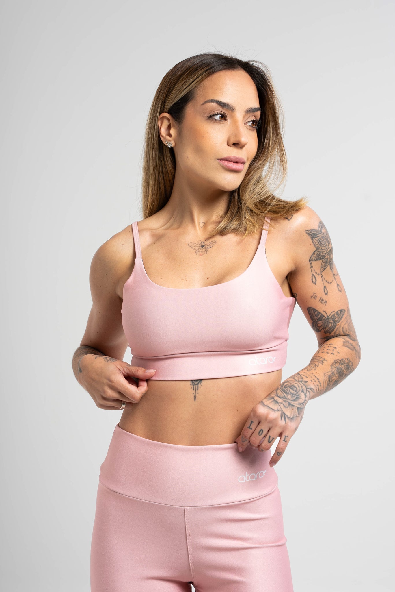 Top Alcinha Liso Salmão