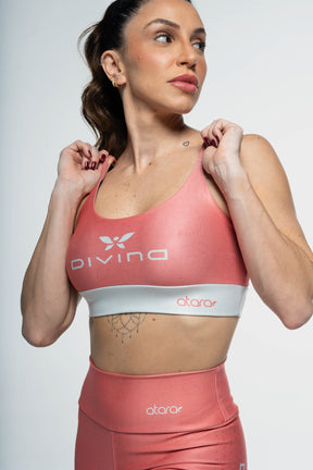 Top Alcinha Losango Laranja