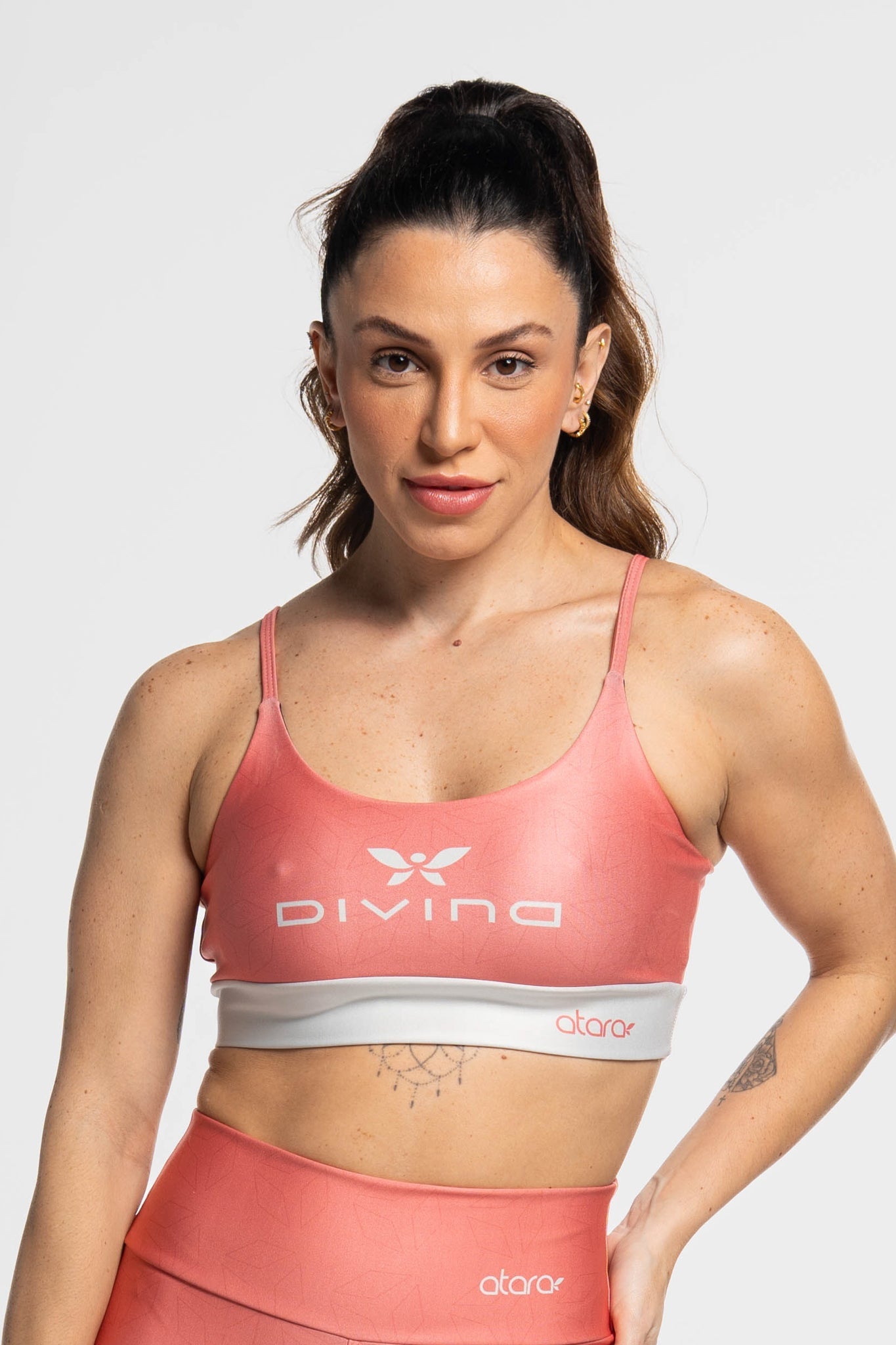 Top Alcinha Losango Laranja