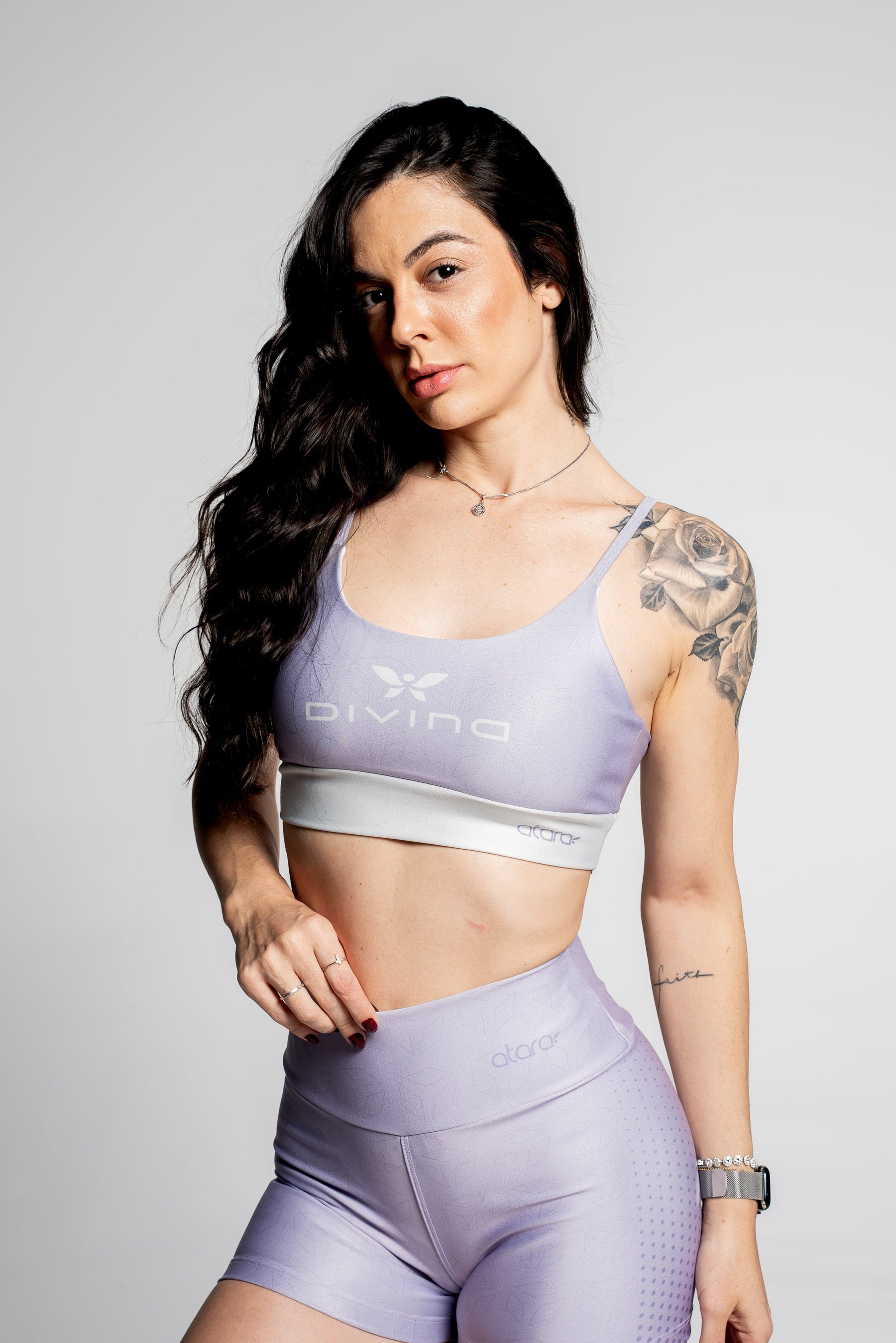 Top Alcinha Losango Lilás