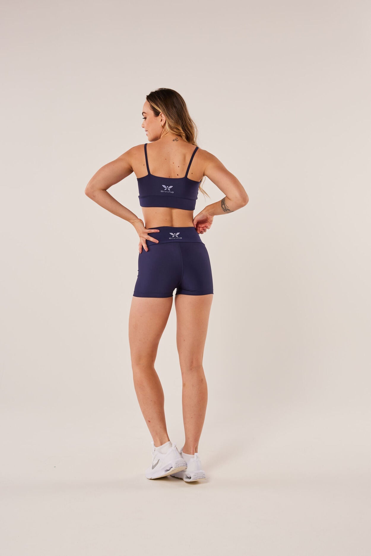 Top Alcinha Marinho Liso Básico