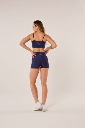 Top Alcinha Marinho Liso Básico