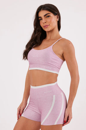 Top Alcinha Melange Rosê