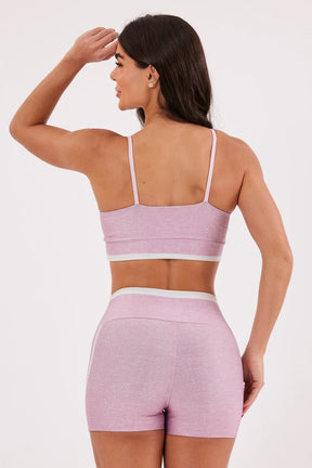 Top Alcinha Melange Rosê