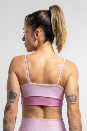 Top Alcinha Mesclado Rosa