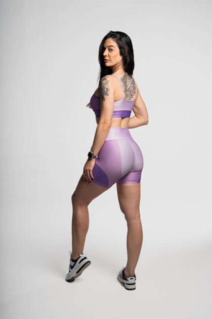 Top Alcinha Três Cores Roxa