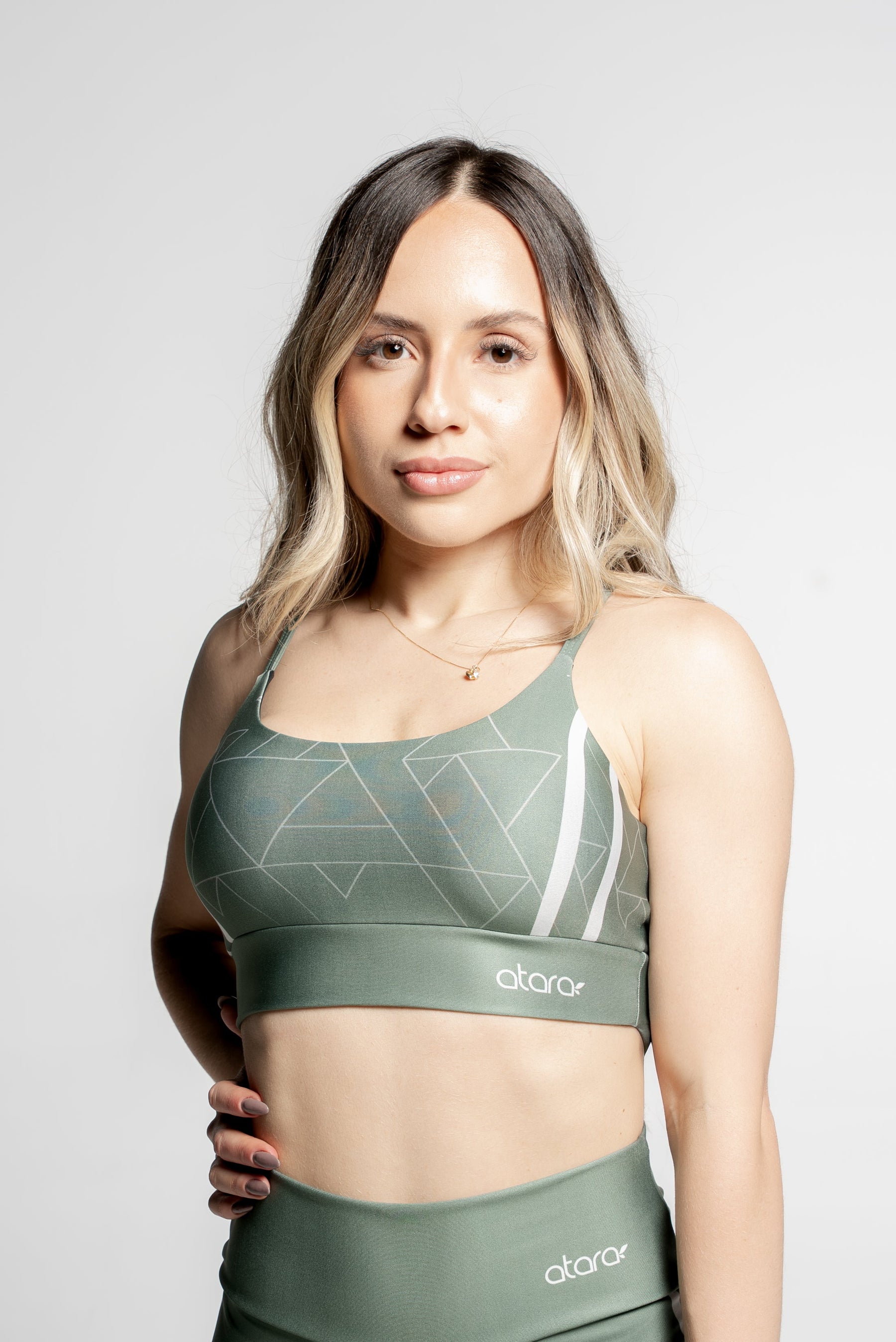 Top Alcinha Two Tracks Military