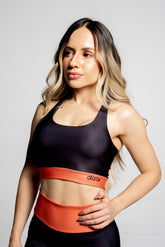 Top Nadador Color Block Orange