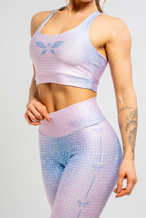 Top Nadador Estampa Localizada Poá Brilho